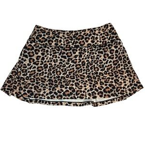 Soothfeel Leopard Tennis Skirt XL